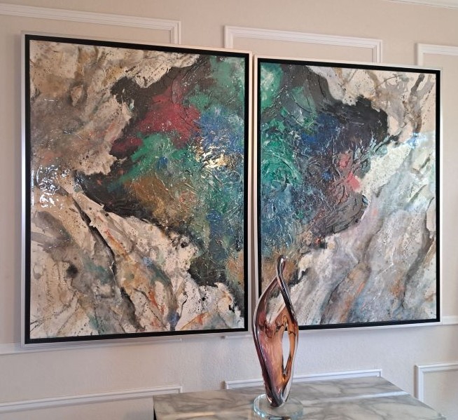 Click here to view Stone Ice framed by Frank Sowells, Jr.