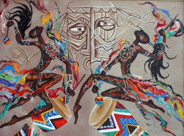Click here to view Drummer Dancers by Frank Sowells, Jr.
