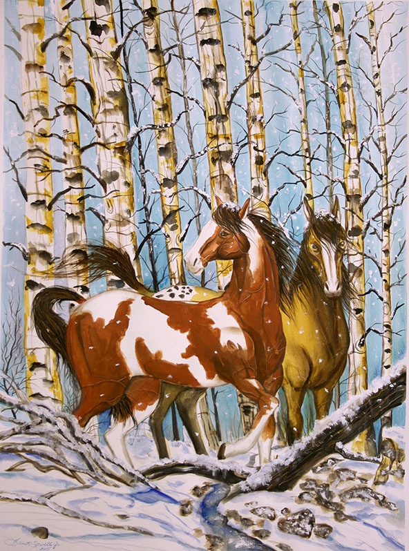 Click here to view Winter Horses by Frank Sowells, Jr.