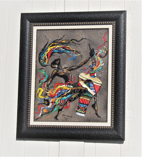 Click here to view Warrior on drum by Frank Sowells, Jr.