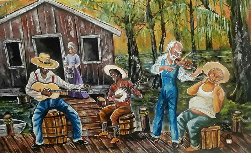 Click here to view The Bayou Band by Frank Sowells, Jr.
