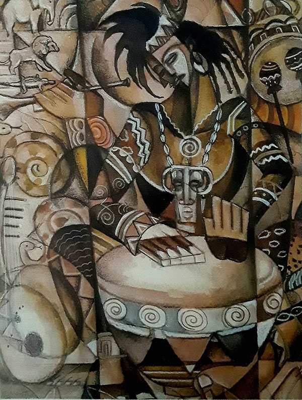 Click here to view Two Mask by Frank Sowells, Jr.